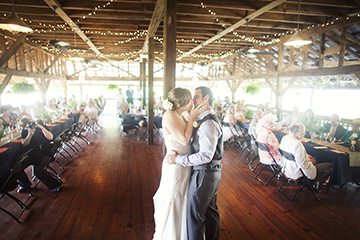 Peach Shed Dance Floor